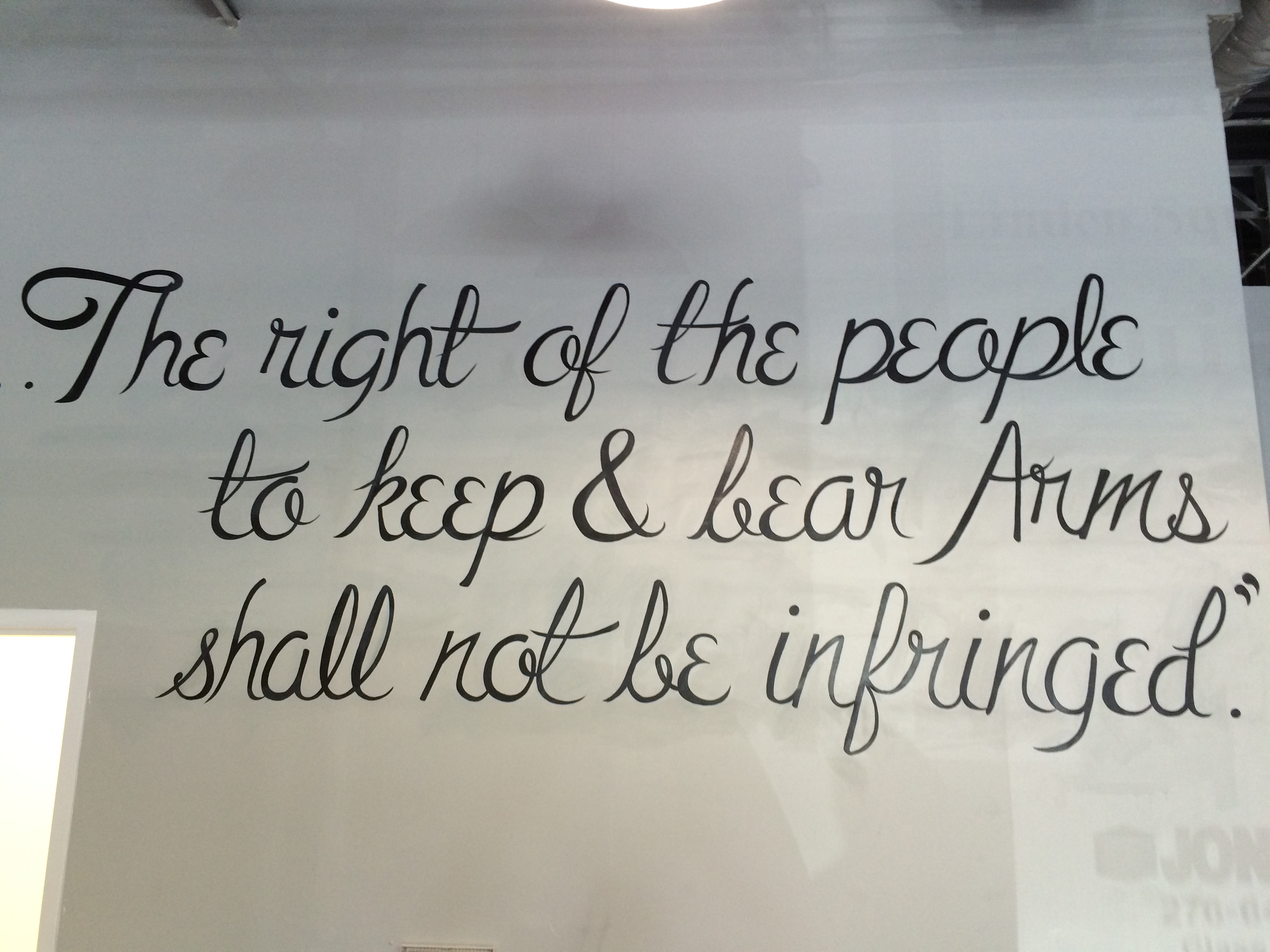 Inside Jon’s Guns showroom